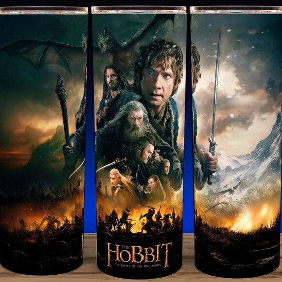 The Hobbit 3 Lord of the Rings Fellowship of the Ring Cup Mug Tumbler - Picture 1 of 3